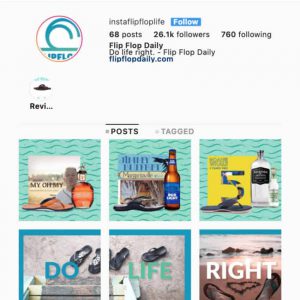 Do Life Right 7 flip flop daily follow instagram