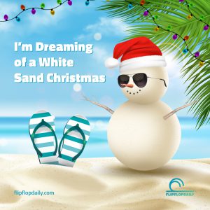 Flip Flop Life 3 White Sand Christmas